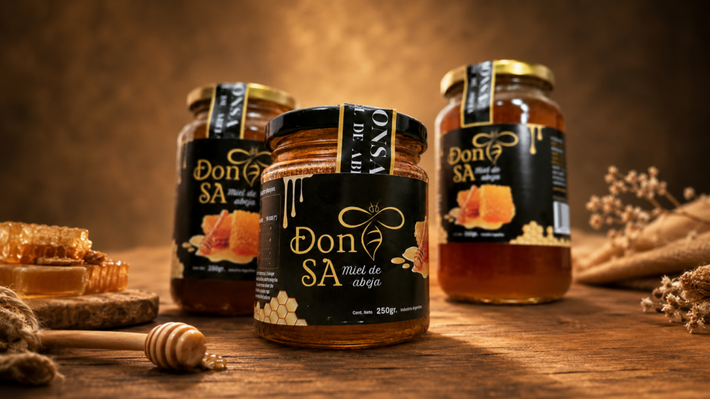 DONSA — Etiquetas para una miel premium